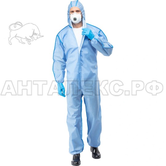 Защитный комбинезон Lakeland SafeGard76 (Blue SMMS ) ESB428-XL голубой