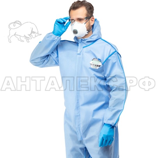 Защитный комбинезон Lakeland SafeGard76 (Blue SMMS ) ESB428-XL голубой