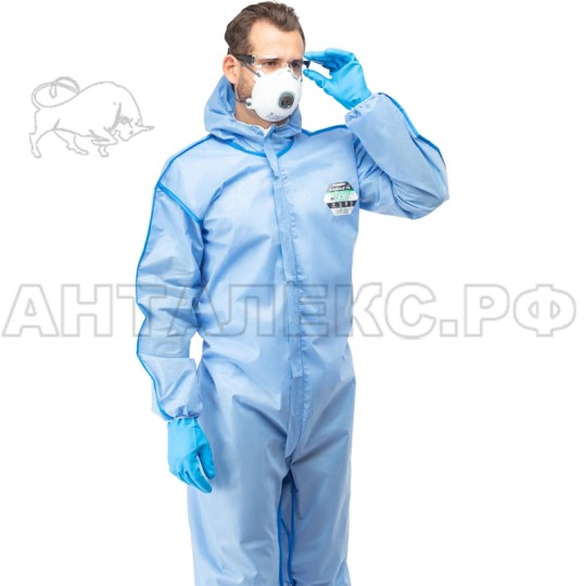 Защитный комбинезон Lakeland SafeGard76 (Blue SMMS ) ESB428-XL голубой