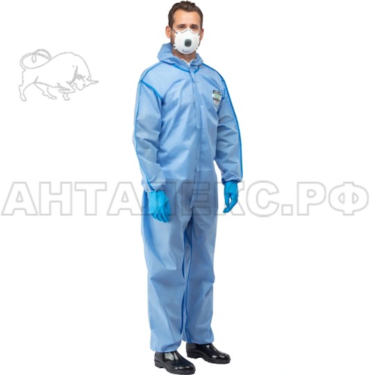 Защитный комбинезон Lakeland SafeGard76 (Blue SMMS ) ESB428-XL голубой