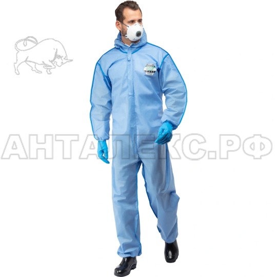 Защитный комбинезон Lakeland SafeGard76 (Blue SMMS ) ESB428-XL голубой