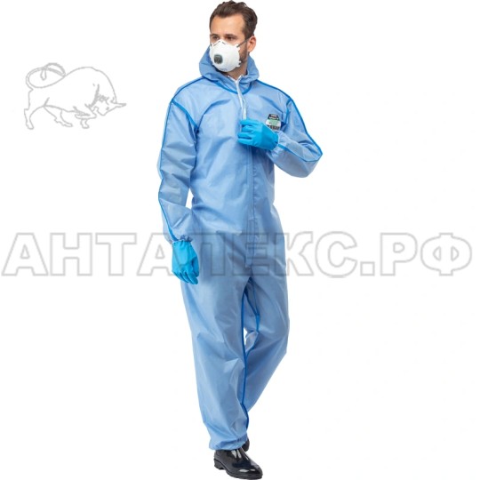 Защитный комбинезон Lakeland SafeGard76 (Blue SMMS ) ESB428-XL голубой