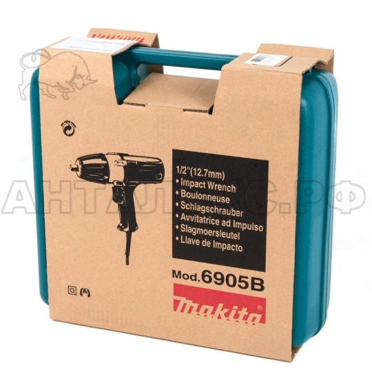Гайковерт Makita 6905 В 380Вт квадрат 1/2`` 2000 у/м 294Hm 2,7кг