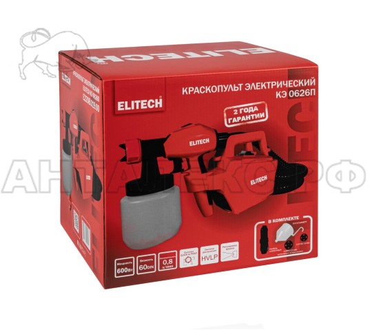 Краскопульт Elitech КЭ 0626П (E2208.019.00) , код 207363