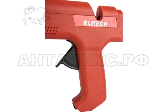 Термопистолет Elitech ПКЛ 5015 (E2208.043.01) клеевой,500/35Вт,11мм,15г/мин,3мин,0.37кг, код 214946