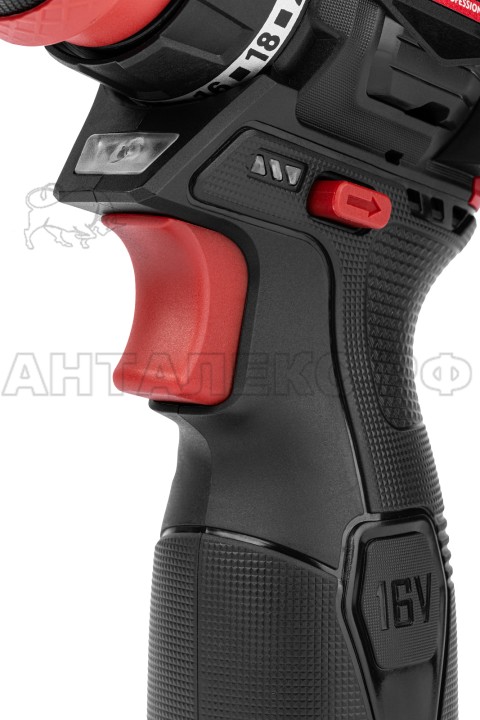 Дрель акк. ELITECH HD CD 16UL2 (E2201.078.01),б/щет, м/ф,16В,2х2.0Ач,БЗП-10м,0-500/1700об,код 214224