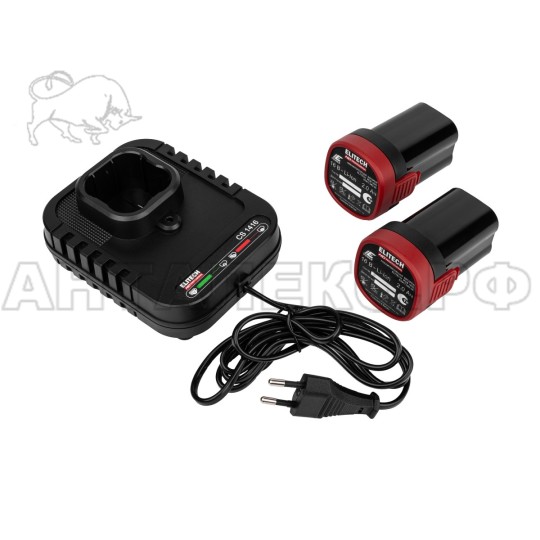 Дрель акк. ELITECH HD CD 16UL2 (E2201.078.01),б/щет, м/ф,16В,2х2.0Ач,БЗП-10м,0-500/1700об,код 214224