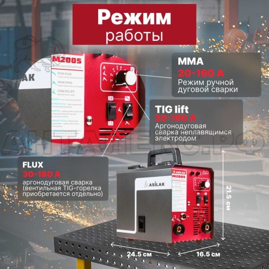 Сварочный полуавтомат ASILAK M2005 AS1570-6