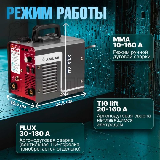 Сварочный полуавтомат ASILAK M2005 AS1570-6