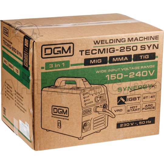 Полуавтомат сварочный DGM TECMIG-250 SYN DG5822-7