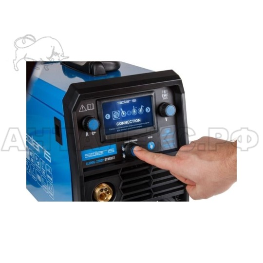 Сварочный полуавтомат SOLARIS ALUMIG-230DP SYNERGY SL1539-2