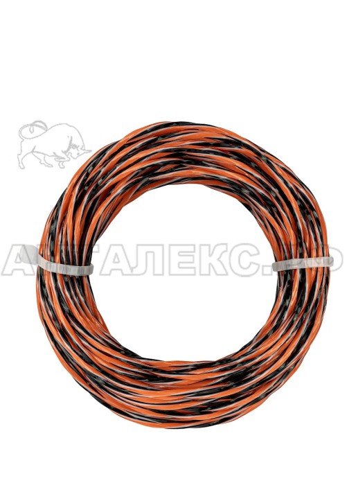 Корд для триммера Elitech 0809.029700, 1.6мм,15м,квадрат,трехцвет,моток, код 216257