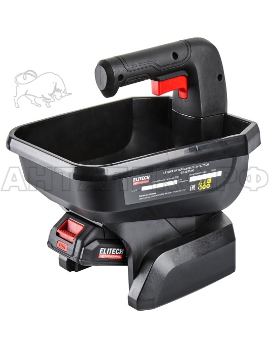 Сеялка акк. ELITECH HD SU 2035AК (E1606.003.00), 20В,1х20В,3л,5 реж,1.6-5м,1.2кг,кор,зу, код 205512