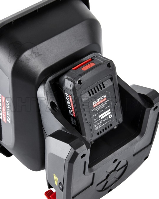 Сеялка акк. ELITECH HD SU 2035AК (E1606.003.00), 20В,1х20В,3л,5 реж,1.6-5м,1.2кг,кор,зу, код 205512