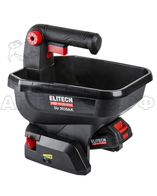 Сеялка акк. ELITECH HD SU 2035AК (E1606.003.00), 20В,1х20В,3л,5 реж,1.6-5м,1.2кг,кор,зу, код 205512