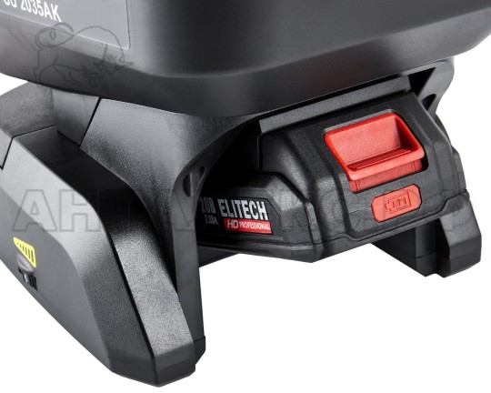 Сеялка акк. ELITECH HD SU 2035AК (E1606.003.00), 20В,1х20В,3л,5 реж,1.6-5м,1.2кг,кор,зу, код 205512