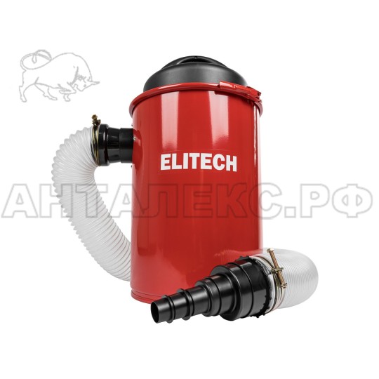 Пылесос Elitech ПДС 1100К (E1302.011.00) д/стружки,1100Вт,3600лм,250мбар,50л,шланг, код 207406