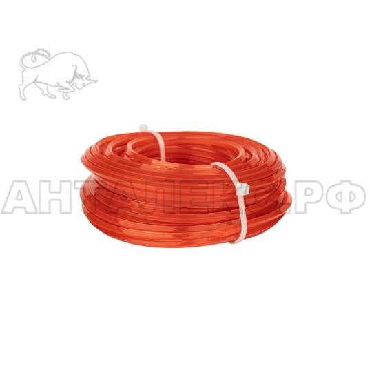 Корд для триммера Elitech 0809.032500, 3.0мм,15м,BASF,квадрат,блистер, код 216285