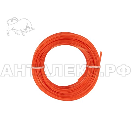Корд для триммера Elitech 0809.032300, 2.0мм,15м,BASF,квадрат,блистер, код 216283