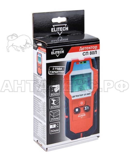 Детектор  Elitech СП 80Л, код 204876