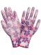 Розовые перчатки Садовые цветы Нейлон/ПУ 9р-р