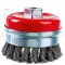 Щетка Heavy Duty ELITECH, для угловых шлифовальных машин, диаметр 80 мм