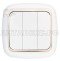 Выключатель ОП 3-м золото
