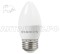 Лампа Eurolux, светодиодная LL-E-C37-6W-230-4K-E27 (свеча, 6Вт, нейтр., Е27)