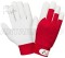 ШТРИХКОД Перчатки 2Hands 0755, р-р 10,5, трикотаж/овечья кожа/манжет на велкро