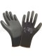 ШТРИХКОД Перчатки 2Hands 2101BLK, р-р 9 черный нейлон/черный PU покрытие ладони и пальцев