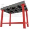 Сварочный стол Flamet optima 800x1200, 8 мм, подстолье с перемычками без колес PBK-800x1200-8