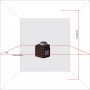 Построитель лазерных плоскостей ADA Cube 360 Home Edition в компл.со штанг телеск.ADA Silver Light (