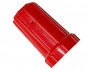 Колпак универсальный для газовых баллонов, пластик(красный) КРАСС