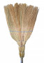 Метла 3 луча с деревянным черенком