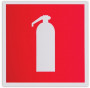 Знак «Огнетушитель» фотолюминисцентный на пластике