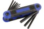 Набор складных ключей RemoColor HEX CrV,в пластик. держател.1,5; 2,0; 2,5; 3,0; 4,0; 5,0; 6,0; 8,0мм