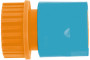 Соединитель быстросъемный, с аквастопом,  для шланга,  пластиковый, внутренняя резьба, 3/4" , (шт.)