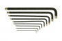 Набор шестигранных ключей Hanskonner, супер-длинные S2  ШАР наконеч, АЛМАЗ 9 шт (1.5-10мм)