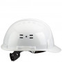 Каска защитная "Исток Евро" (белая) храповик