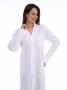 Халат медицинский женский бязь ГОСТ, белый ( 52-54/182-188 )