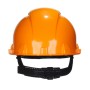 Каска защитная ИСТОК ПРО-1П цв. оранжевый, пластиковый амортизатор, оголовье-реечный механизм
