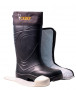 Сапоги  муж. "Север" из ЭВА с п/п и стель,с надст и 4-сл.чулком из фольги,нат мех и НТП,черн, р43-44