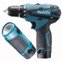 Дрель акк. Makita DF 330 DWLE 10,8В 2х1,3 Ач.Li-ion фонарь